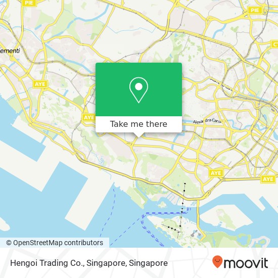 Hengoi Trading Co., Singapore map