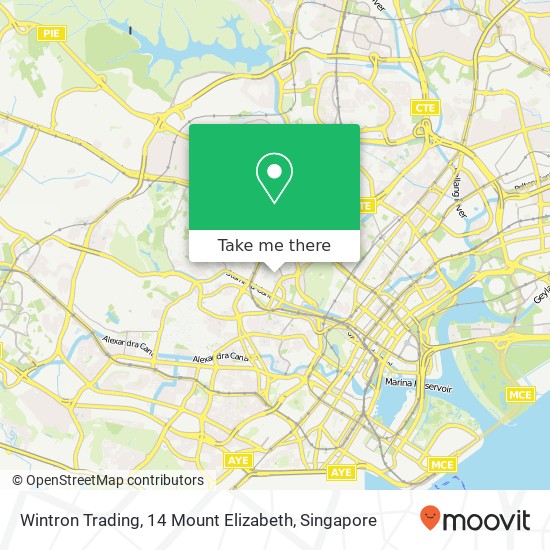 Wintron Trading, 14 Mount Elizabeth地图