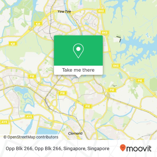 Opp Blk 266, Opp Blk 266, Singapore map