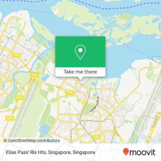 Elias Pasir Ris Hts, Singapore map