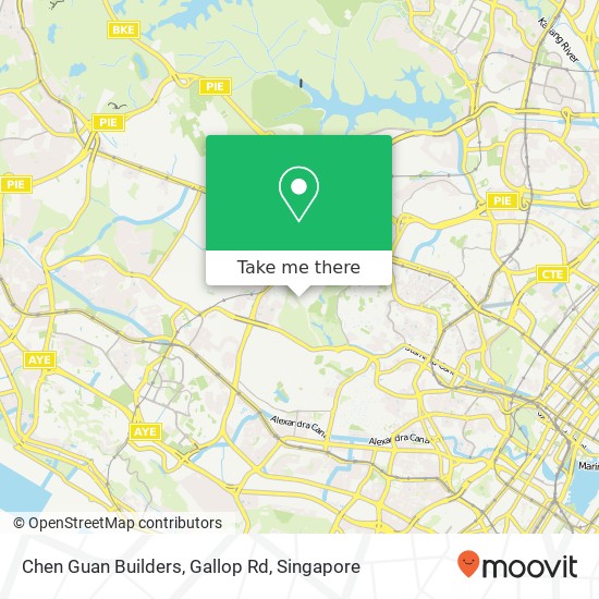 Chen Guan Builders, Gallop Rd map