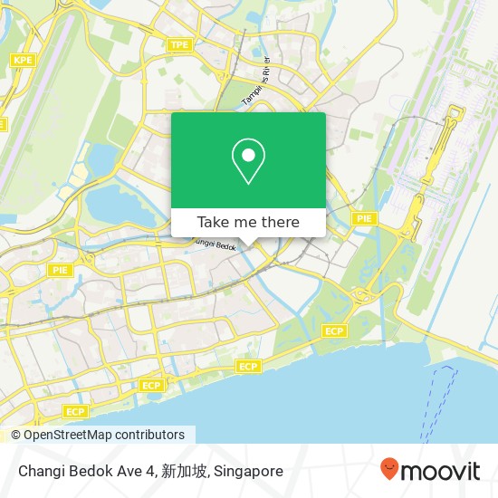 Changi Bedok Ave 4, 新加坡 map