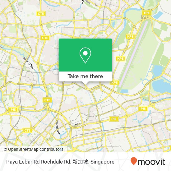 Paya Lebar Rd Rochdale Rd, 新加坡 map