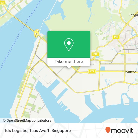 Ids Logistic, Tuas Ave 1 map