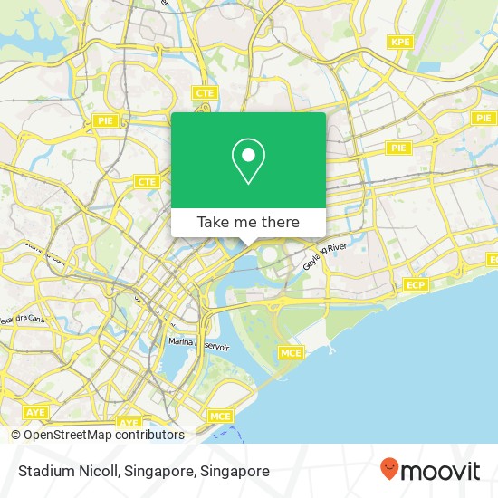Stadium Nicoll, Singapore map