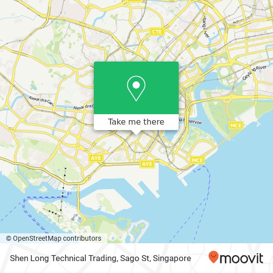 Shen Long Technical Trading, Sago St地图