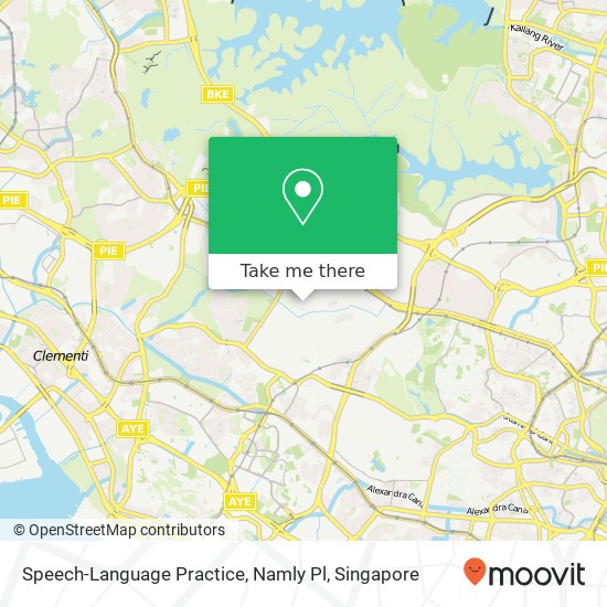 Speech-Language Practice, Namly Pl map