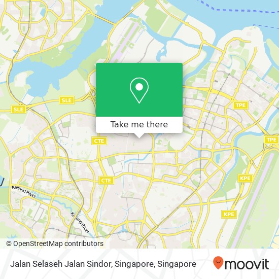 Jalan Selaseh Jalan Sindor, Singapore地图