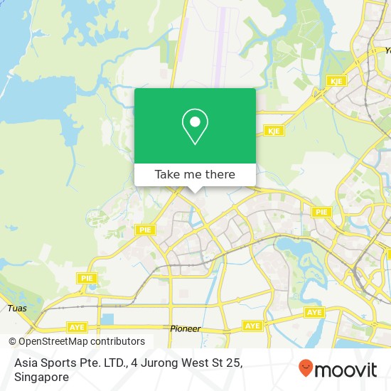 Asia Sports Pte. LTD., 4 Jurong West St 25 map