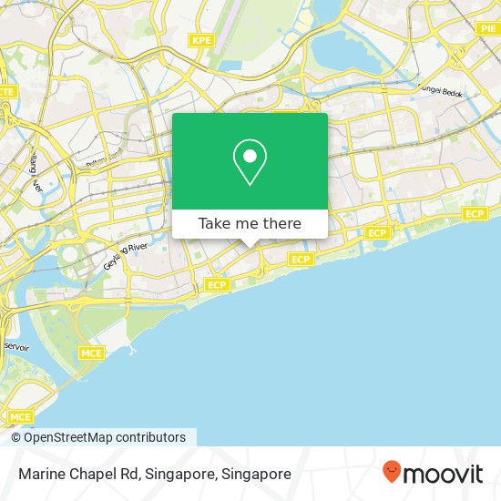 Marine Chapel Rd, Singapore map