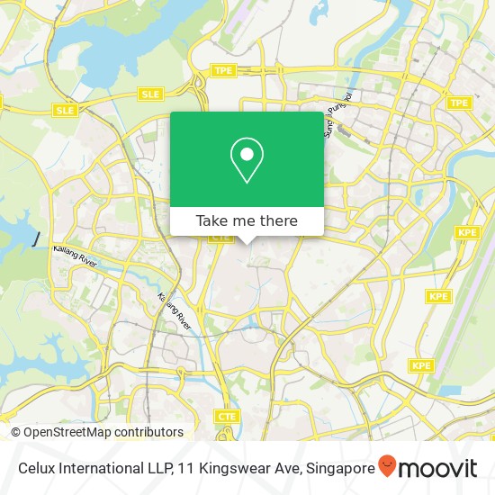 Celux International LLP, 11 Kingswear Ave地图