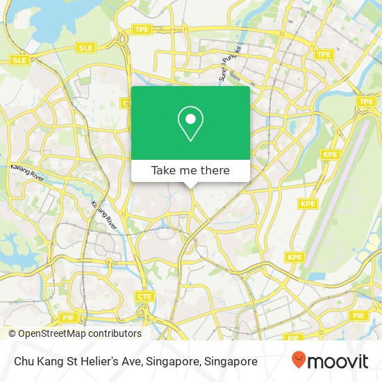 Chu Kang St Helier's Ave, Singapore map