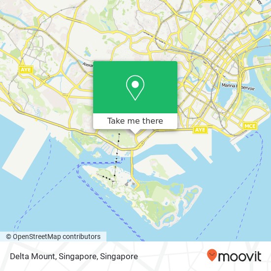 Delta Mount, Singapore地图