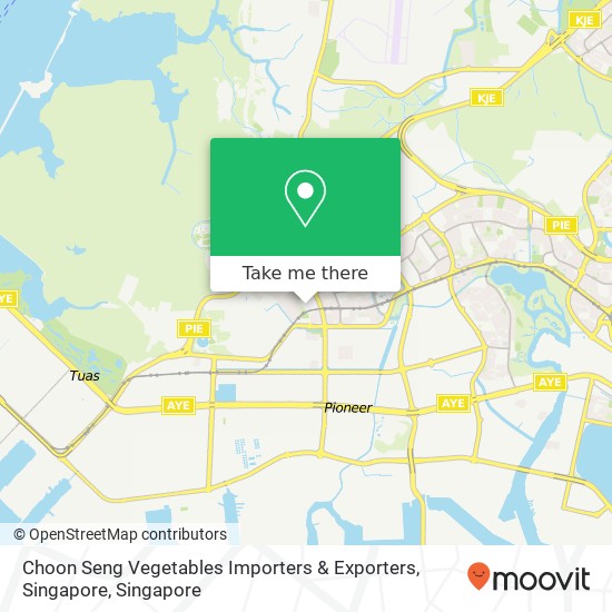 Choon Seng Vegetables Importers & Exporters, Singapore map