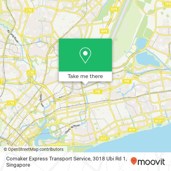 Comaker Express Transport Service, 3018 Ubi Rd 1 map