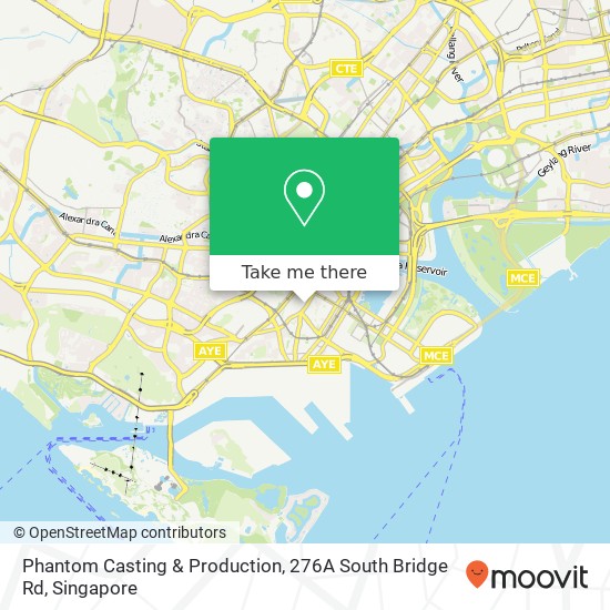 Phantom Casting & Production, 276A South Bridge Rd map