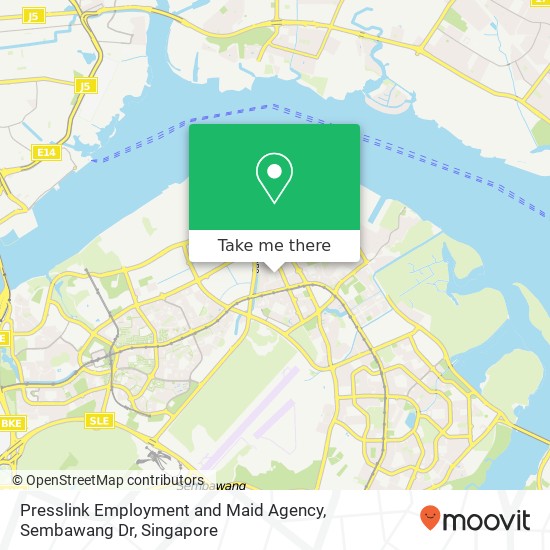 Presslink Employment and Maid Agency, Sembawang Dr map