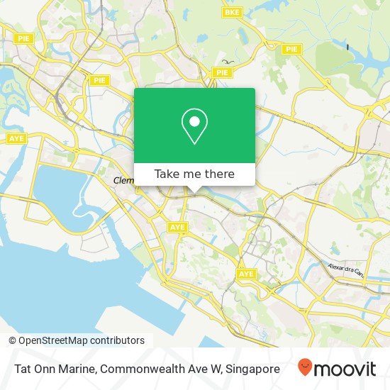 Tat Onn Marine, Commonwealth Ave W地图