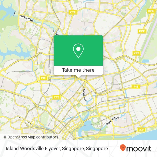 Island Woodsville Flyover, Singapore map