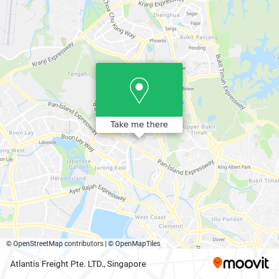 Atlantis Freight Pte. LTD. map