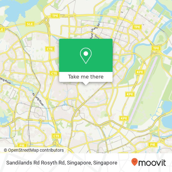 Sandilands Rd Rosyth Rd, Singapore map