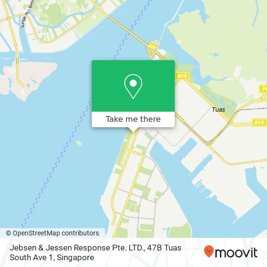 Jebsen & Jessen Response Pte. LTD., 47B Tuas South Ave 1 map