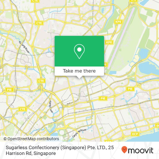 Sugarless Confectionery (Singapore) Pte. LTD., 25 Harrison Rd地图