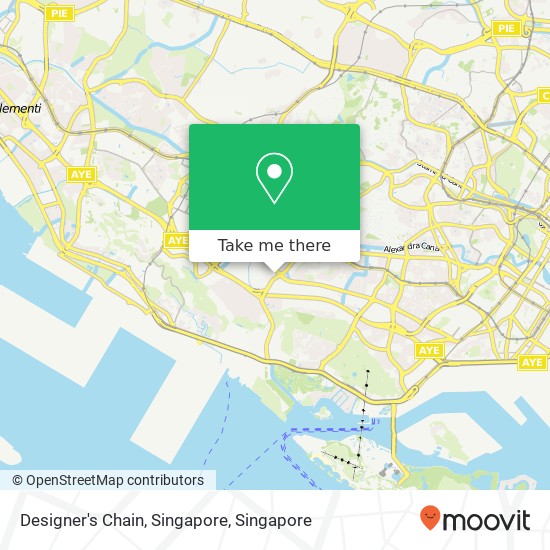 Designer's Chain, Singapore map