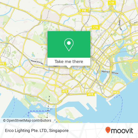 Erco Lighting Pte. LTD. map