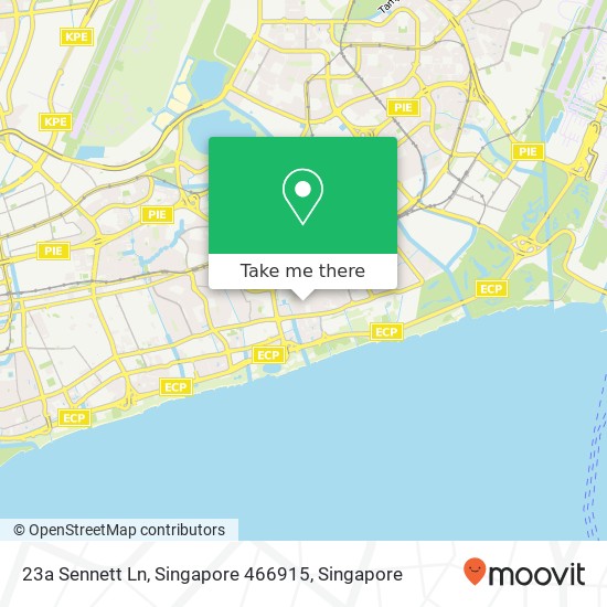 23a Sennett Ln, Singapore 466915 map