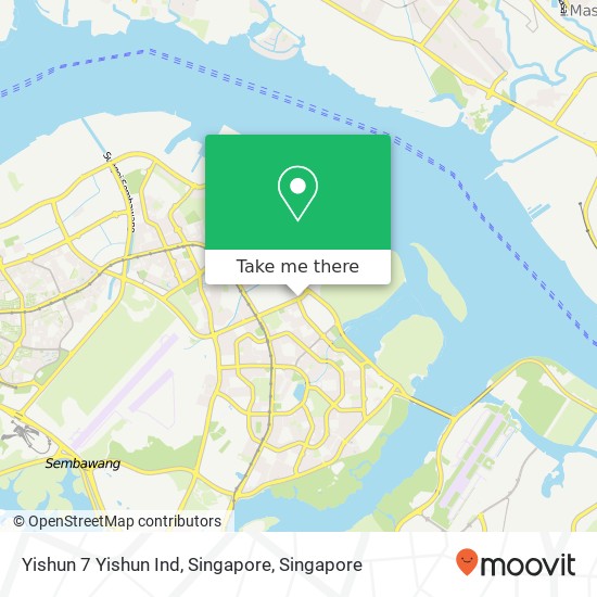 Yishun 7 Yishun Ind, Singapore map
