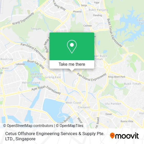 Cetus Offshore Engineering Services & Supply Pte. LTD. map