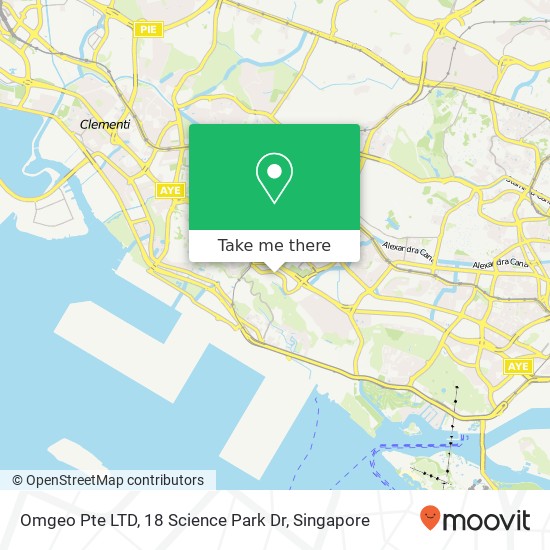 Omgeo Pte LTD, 18 Science Park Dr map