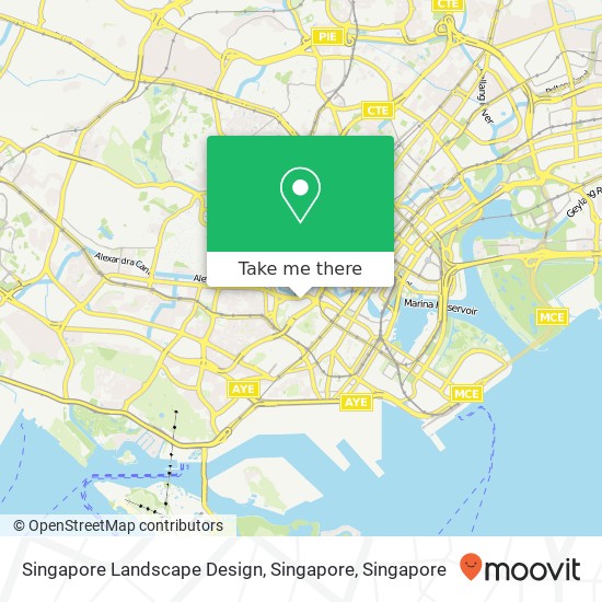 Singapore Landscape Design, Singapore map