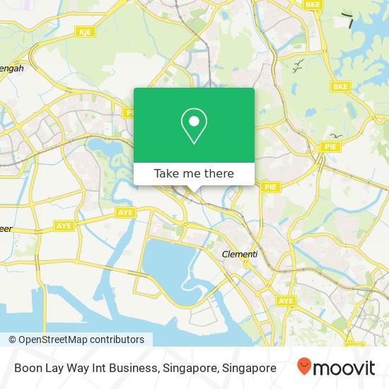 Boon Lay Way Int Business, Singapore map