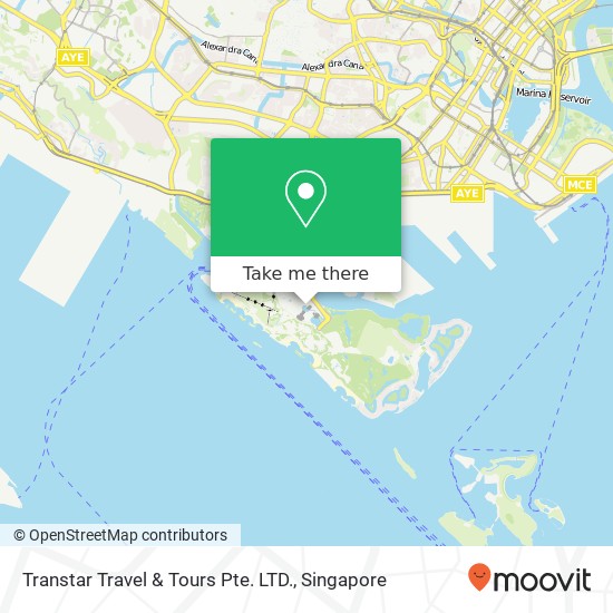 Transtar Travel & Tours Pte. LTD. map