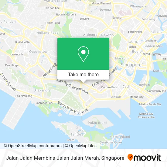 Jalan Jalan Membina Jalan Jalan Merah map