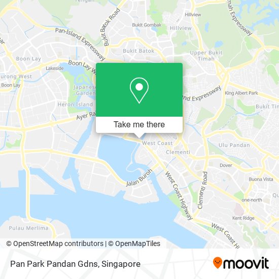 Pan Park Pandan Gdns map