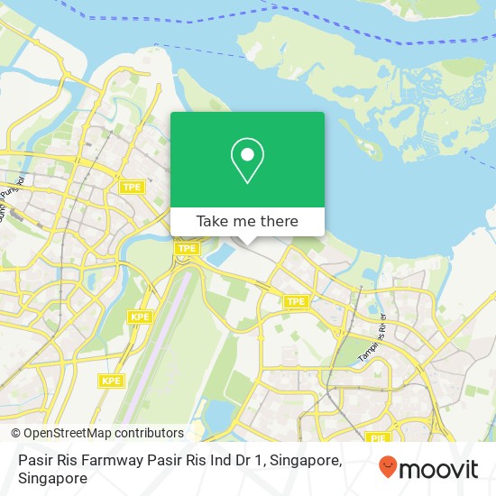 Pasir Ris Farmway Pasir Ris Ind Dr 1, Singapore map