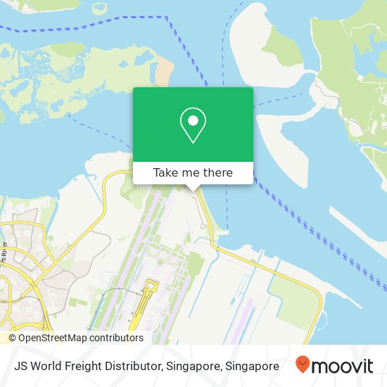 JS World Freight Distributor, Singapore map