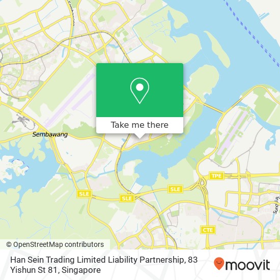 Han Sein Trading Limited Liability Partnership, 83 Yishun St 81地图