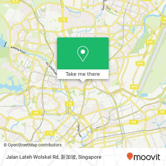 Jalan Lateh Wolskel Rd, 新加坡 map