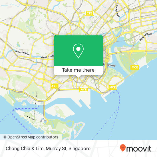 Chong Chia & Lim, Murray St map