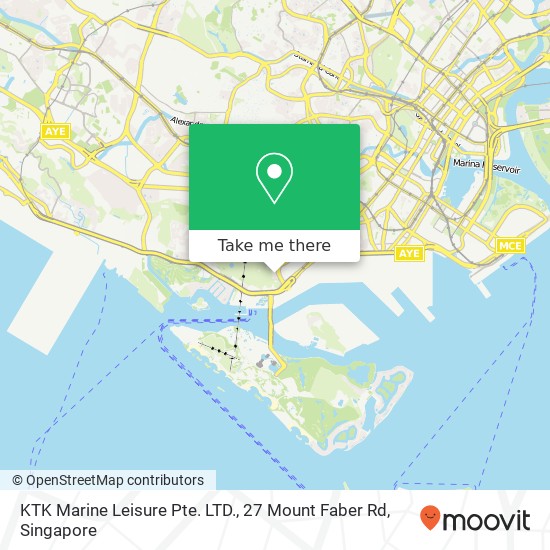 KTK Marine Leisure Pte. LTD., 27 Mount Faber Rd map