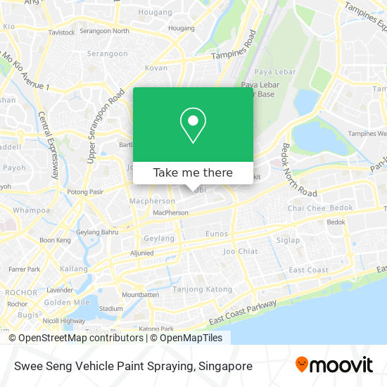 Swee Seng Vehicle Paint Spraying map