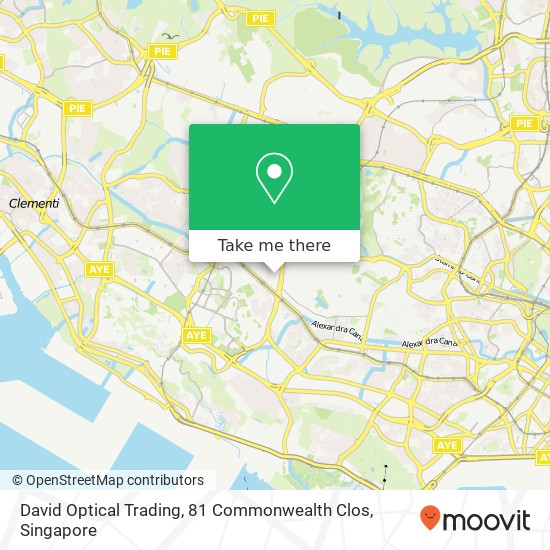 David Optical Trading, 81 Commonwealth Clos map