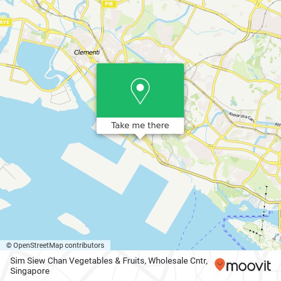 Sim Siew Chan Vegetables & Fruits, Wholesale Cntr地图