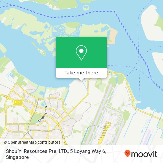 Shou Yi Resources Pte. LTD., 5 Loyang Way 6 map