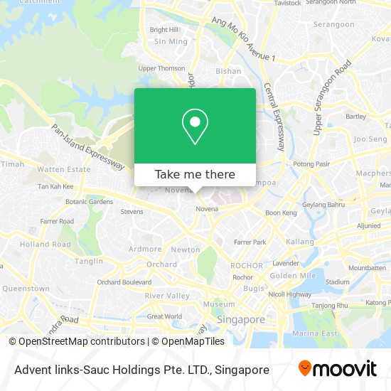 Advent links-Sauc Holdings Pte. LTD. map