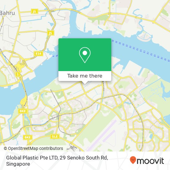 Global Plastic Pte LTD, 29 Senoko South Rd map